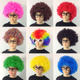 Clown funny style performance area material afro wig