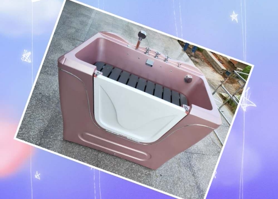 Open Door Pet Bathtub Acrylic Pooch Baths Bath Tub Bath Pets Spa bath bath Bath Massage Pool Basin