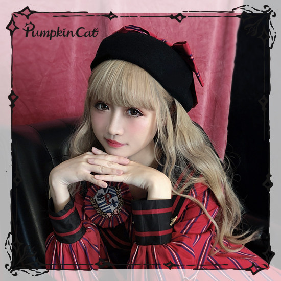 Pumpkin cat Young Senior Strip Magic Magic Makes Headdress Little