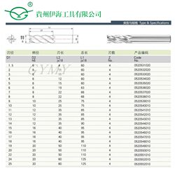 Yihai 4날 엔드 밀 고속 강철 완전 연삭 밀링 커터 및 경화 밀링 커터 3 4 5 6 7 8 9 10-32