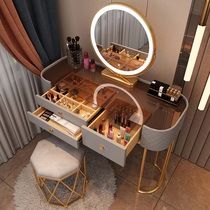Glass dresser bedroom modern simple net red ins wind light luxury high-end small apartment makeup table 2022 new model