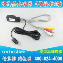 Network cable Sharer single receiver is used to increase the receiver set-top box Sharer remote control transponder