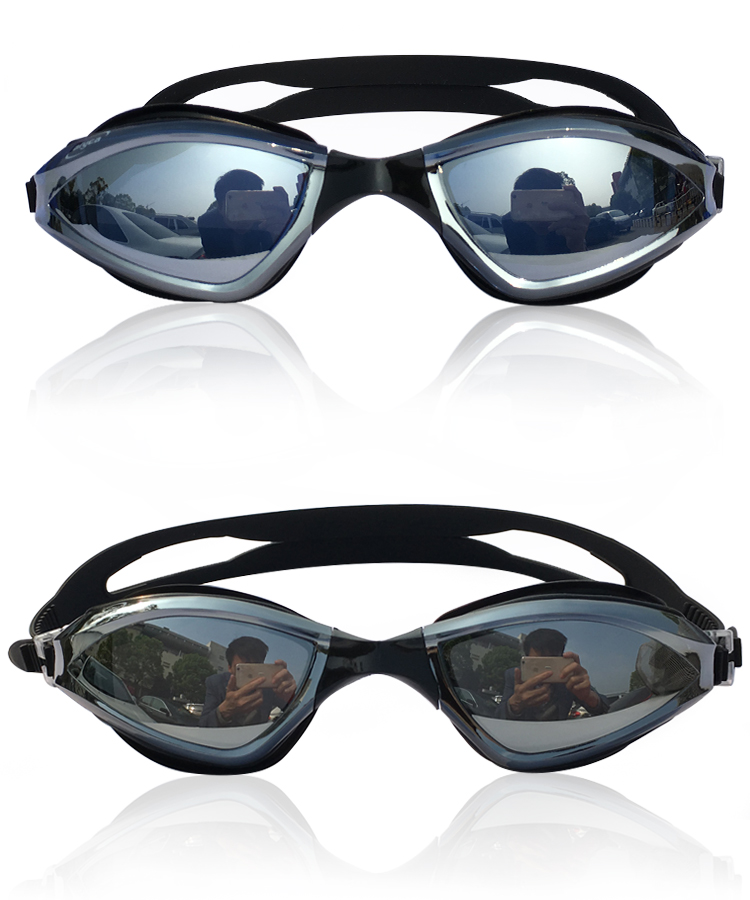 Yalijia aryca hộp lớn HD kính chống sương mù mạ kính cận thị unisex - Goggles kính bơi cho người cận thị