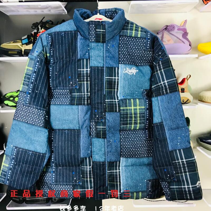 Li Ning 21 Winter New Men Skateboard Series Sports Standings Short style Loose Warm Down Clothing AYMR123