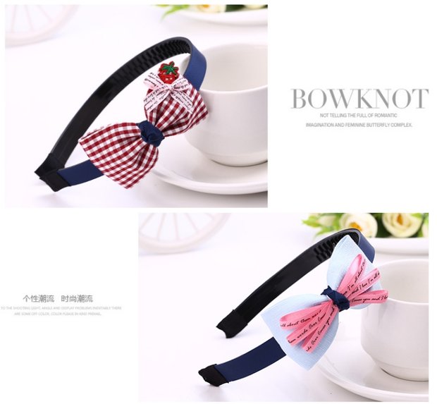 Phụ nữ trẻ em Hàn Quốc nơ vải siêu tiên tiên công chúa headband với răng dễ thương phụ kiện tóc chống trượt thẻ kẹp tóc shop bán dây buộc tóc đẹp