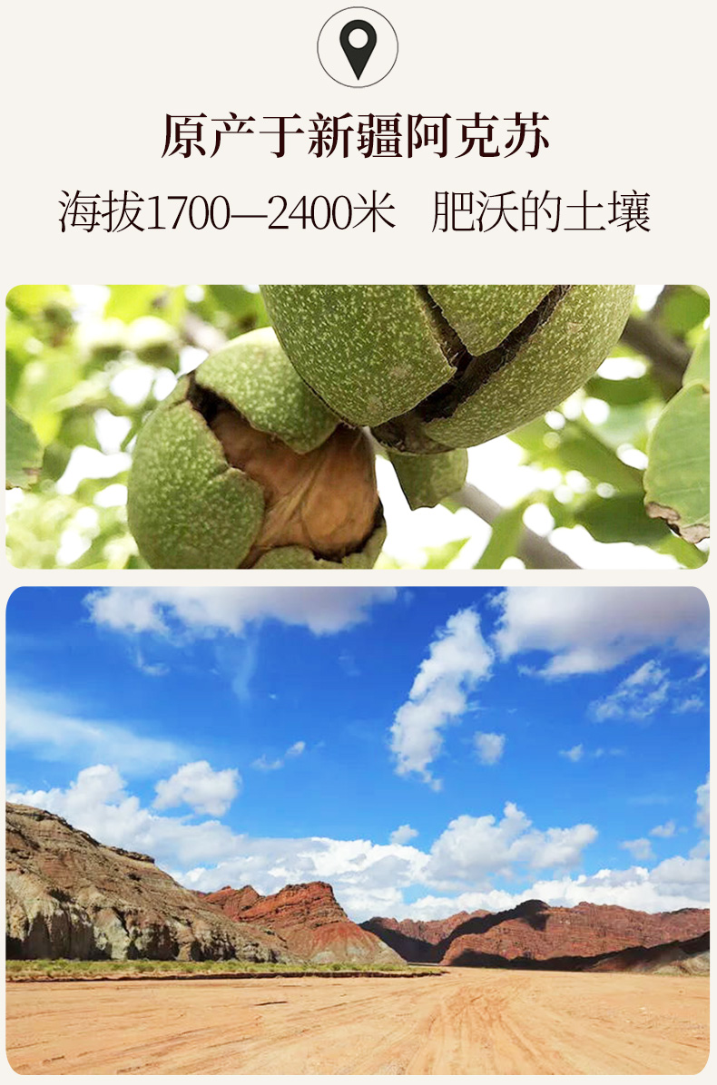壳壳果 琥珀核桃仁 500g 图2