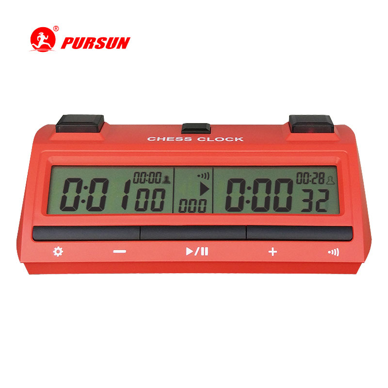 Sun Chasing PS-398 Go Chinese Chess Tournament Special Chess Clock Timer PEDC Pedometer Reading Seconds in English and Chinese