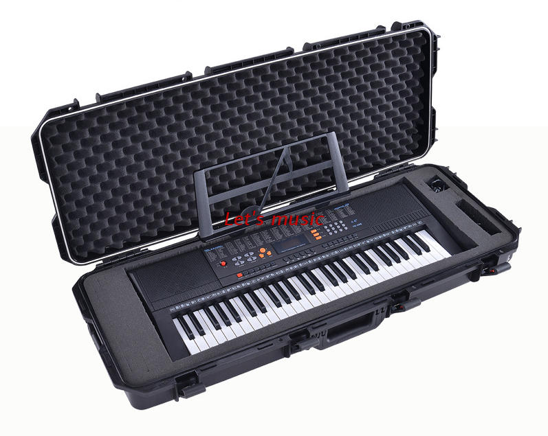 61-key keyboard flight case with roller skating piano case electronic organ piano case performance ABS ultra-light anti-drop anti-pressure