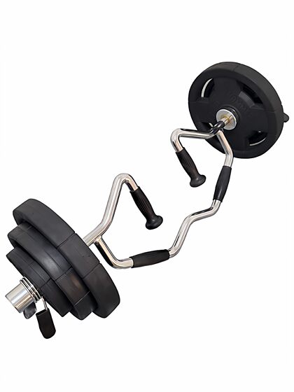 Professional Bicep/Tricep Training Barbell Bar Swiss Multi-Position Deadlift Bar for Men Home Fitness Personal Training Olympic Bar