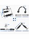 Multi-Functional Trainer Handle, Bird Fly Machine Accessories, Rowing Pull-Down and Back Pull Attachment, Large Strength Fitness Equipment Handle