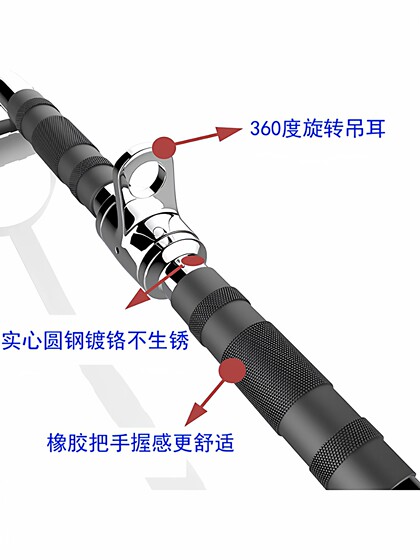 Multi-Functional Trainer Handle, Bird Fly Machine Accessories, Rowing Pull-Down and Back Pull Attachment, Large Strength Fitness Equipment Handle