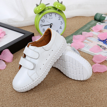 2021 spring and autumn new childrens sports shoes girls all-match small white shoes boys casual shoes genuine leather sports shoes