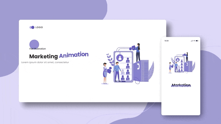 图片[6]-MG卡通人物角色扁平插画动画科技营销推广互联网AE源文件模板素材-cg男孩