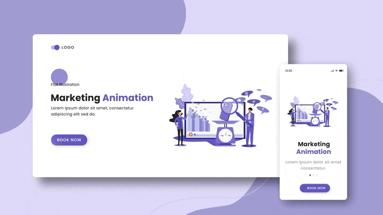 图片[8]-MG卡通人物角色扁平插画动画科技营销推广互联网AE源文件模板素材-cg男孩