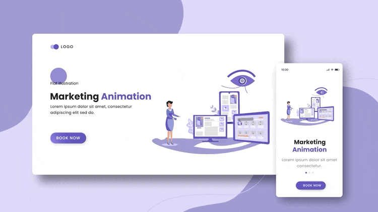 图片[4]-MG卡通人物角色扁平插画动画科技营销推广互联网AE源文件模板素材-cg男孩