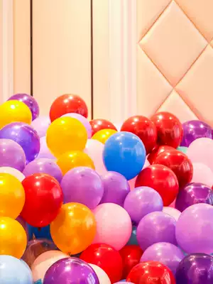 Birthday balloon wedding supplies wedding room decoration birthday party decoration thickened round color mixed balloon 25