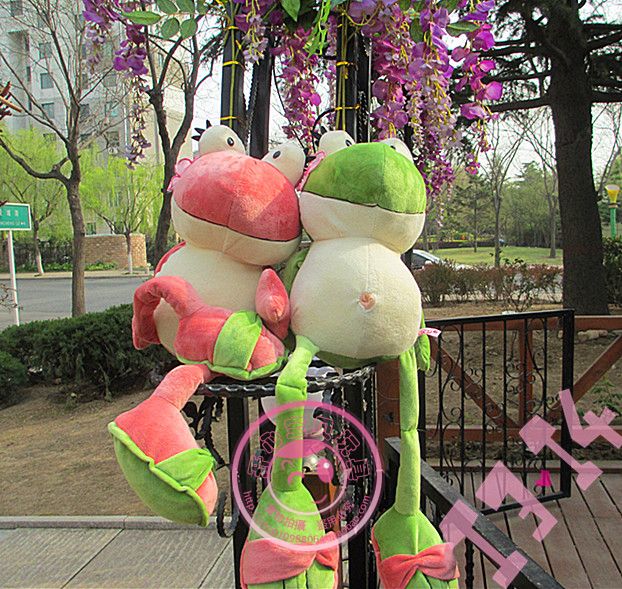 Chính hãng NICI ếch couple ếch vải sang trọng đồ chơi búp bê món quà cưới món quà sinh nhật cho bạn gái bán đồ chơi trẻ em
