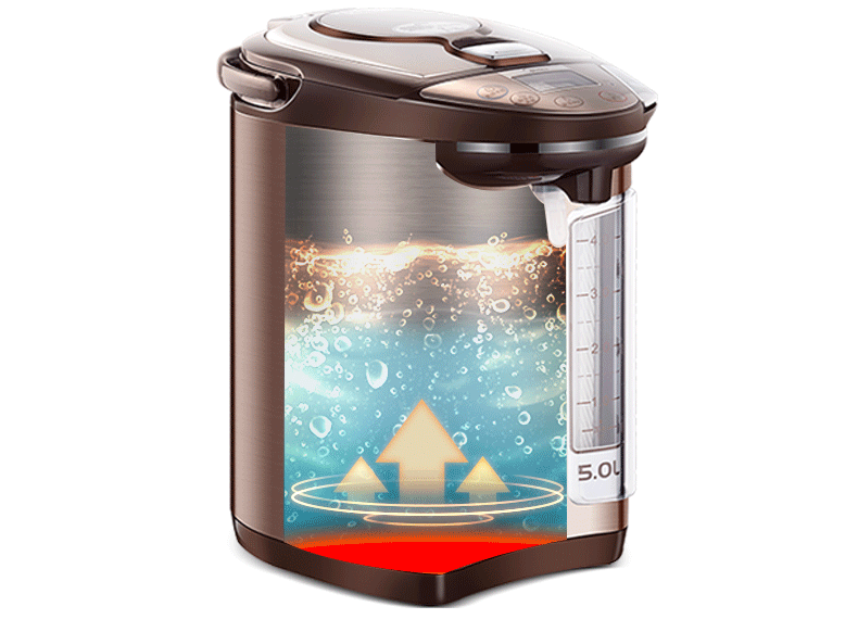Bình giữ nhiệt Midea / beauty PF704C-50G bình đun nước gia dụng cách nhiệt inox 5 lít tự động tắt nguồn - ấm đun nước điện siêu điện