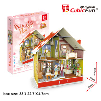 New Le Cube 3D puzzle LED with lights exquisite small Villa optional New Year gifts