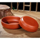 Purple sand tray succulent plant flowerpot mobile large tray water tray pad bottom tray ceramic chassis round