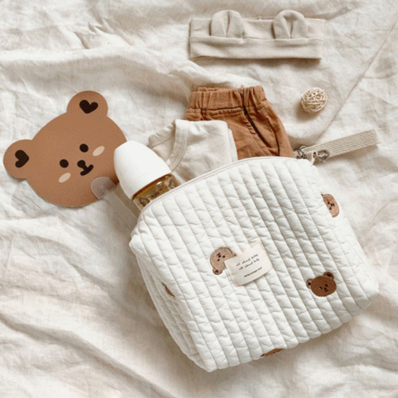 ins mommy bag cart hanging bag Multi-functional mother and baby bag Korean teather baby Divine Instrumental Baby Set containing bag-Taobao