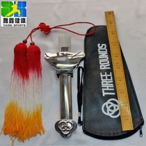 All stainless steel stretched sword Tai Chi sword fitness morning sword carry sword with the sword to the three rings of sword without blade