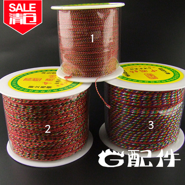 Clear Cabin Diy Handmade Material Handmade Material Handmade Line Five Color Line FX6 Diamond Knot Rope Bearing card China Jieyu Line