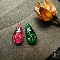 Special Yanxi Raiders Rosary Ancient Method Glass Water Drops Drop Corner Court diy 18 Son Chaozhu Shou character Accessories Women