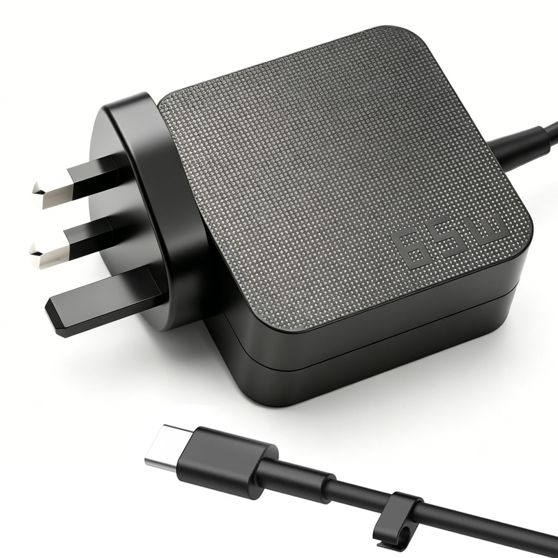 Suitable for Asus Lenovo 20V3.25A Laptop Charger 65W Type-C Fast Charging Cable British Standard for Hong Kong Use