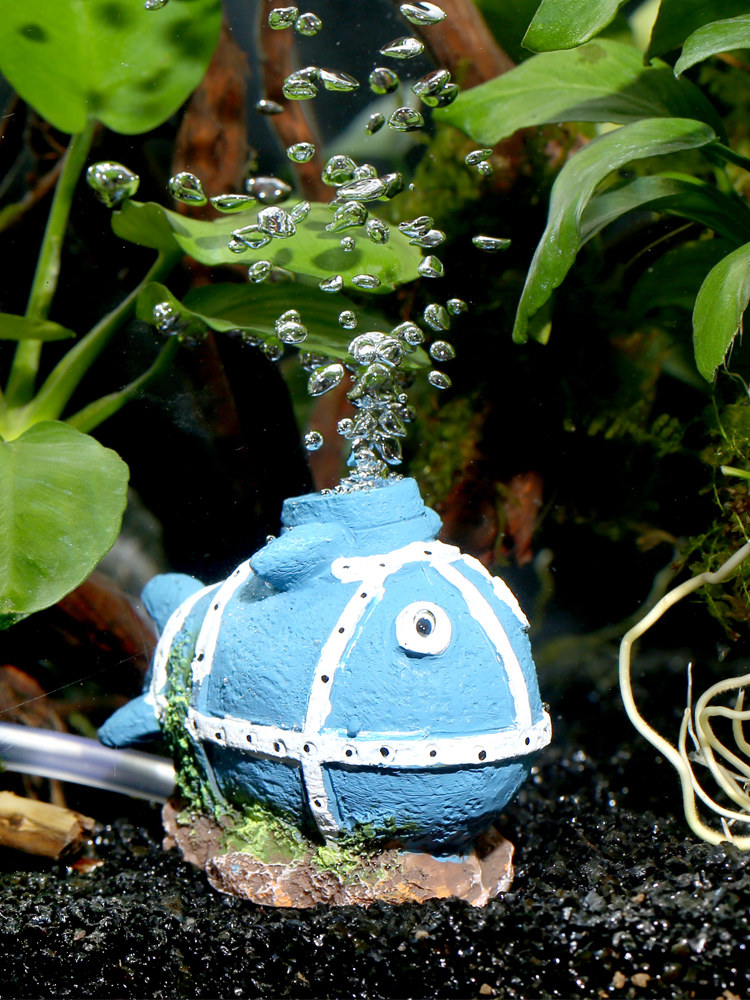 Fish tank landscape decoration bubble stone Aquarium oxygen bubble ornaments Oxygen pump Whale bubble diffuser gas stone