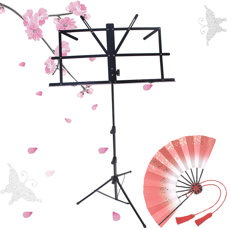 Musical instrument score stand Portable universal lifting foldable thick Guzheng Erhu Yangqin Pipa Zhongruan Score stand