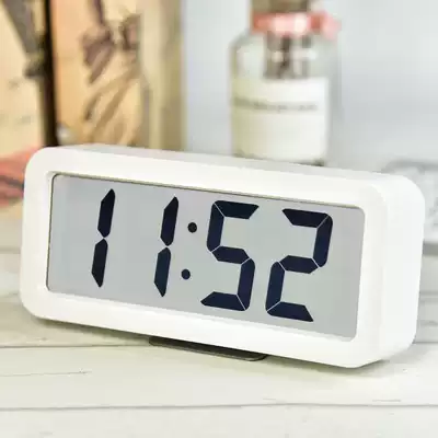Boutique large desk clock can be hung clock multi-stage adjustment volume alarm clock music alarm clock sound silent clock