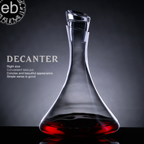 bomlus Slender Wine wake-up bottle with lid Crystal Glass decanter Wine jug Household