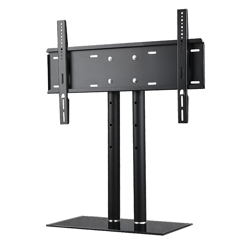 LCD TV base double-column desktop bracket increased rack free punching rack universal 32 43 55 65 inch