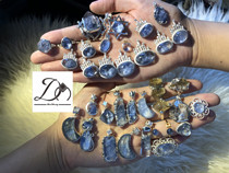 Natural crystal Blue hair crystal Blue line stone green ghost hair crystal Custom special shot link does not return