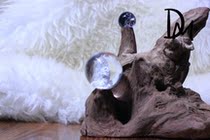 Big dream crystal natural white ghost large single bead ornament ball 32 mm exquisite ornament