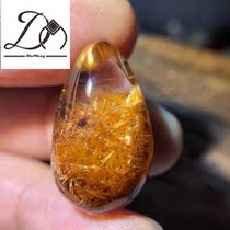 Big dream crystal natural blonde crystal fried flower bare stone can be set with pendant jewelry