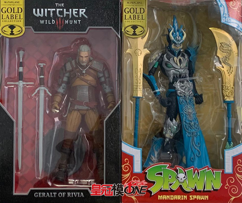 Special Spot McFarlane McFarlane Mandolin Rebirth Man Hunt Geralt Gold Label