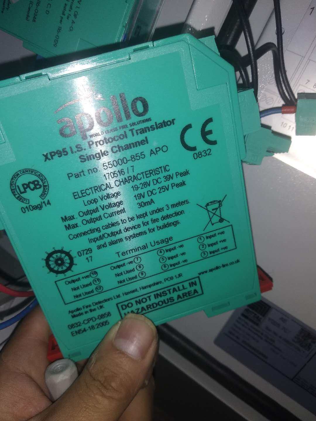 APOLLO Apollo XP95 55000-845APO Address Unit of the 55000-845APO