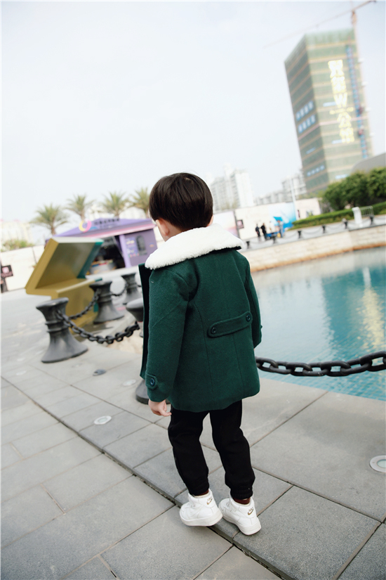 Manteau enfant LUSON en flanelle - Ref 2160789 Image 21