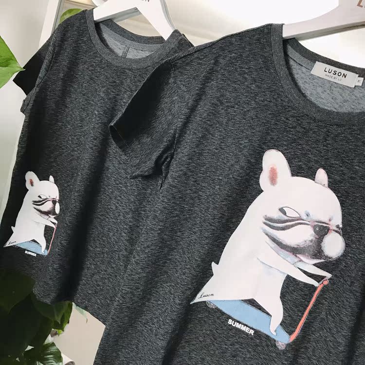 LUSON cha mẹ và con bé lỏng lẻo và thoải mái rơi vai T-shirt mùa hè gia đình mới của ba gia đình được trang bị mẹ và con