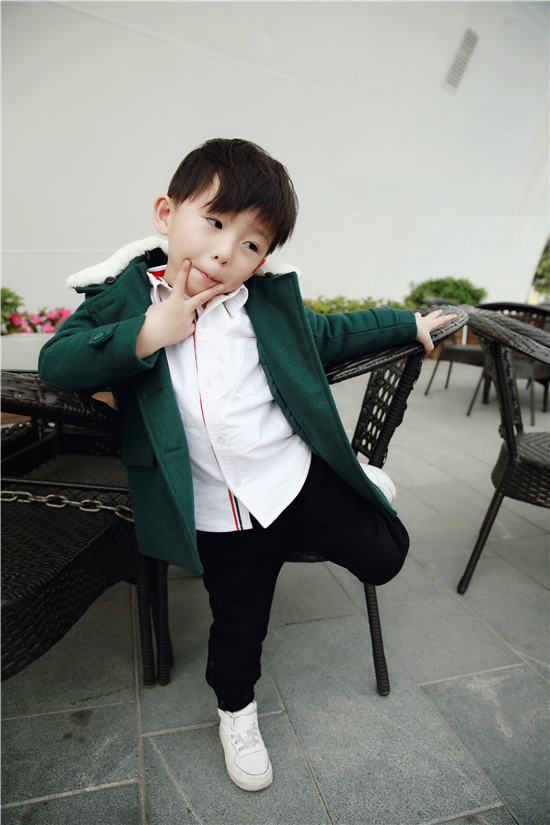 Manteau enfant LUSON en flanelle - Ref 2160789 Image 33