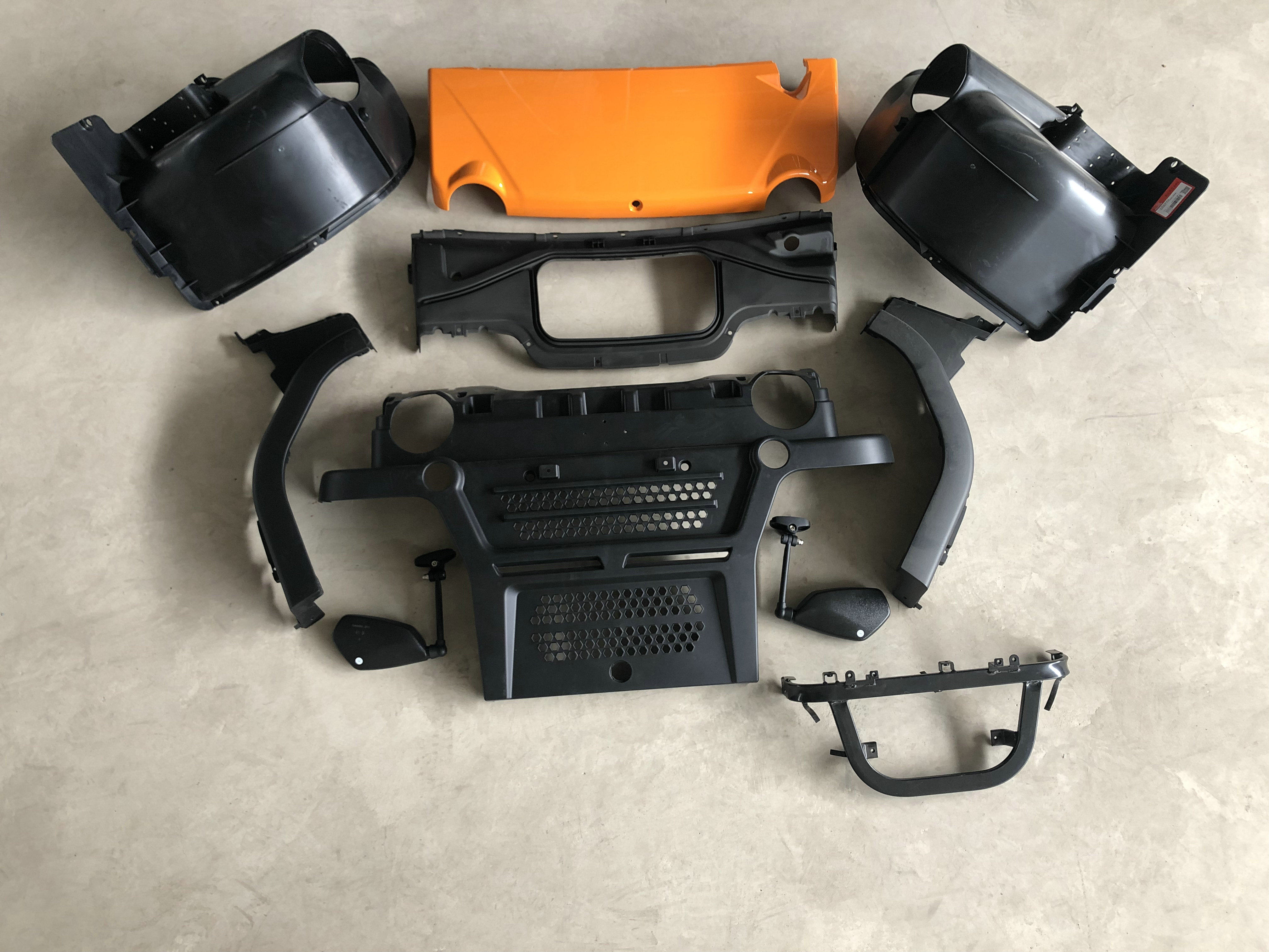 Dayang Qiaoke CHOK four-wheel electric vehicle accessories generation two-seat front bumper Hood Fender lining