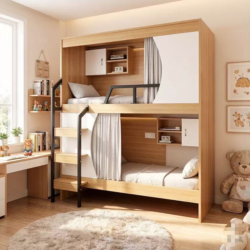 B&B Hotel Youth Dormitory Bed Lower Bunk Bed Adult Company Student Thickened Space Capsule Bed School