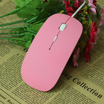 Laptop Wired Mouse Telescopic Line Mute Silent Men and Women Cute Mouse Gaming Mouse Desktop