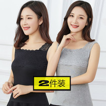 Spring Summer Modele lace harness vest woman fashion sexy 100 lap outside wearing inner lap lace womens undershirt