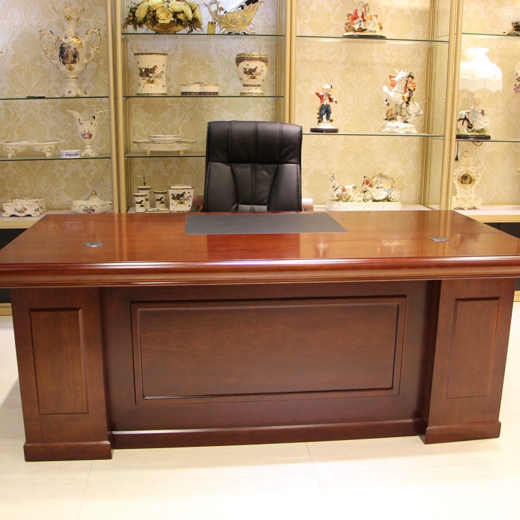 Boss Desk and Chair Set, Executive Desk, Manager's Desk, Modern Solid Wood Leather President's Desk Boss Desk and Chair Set, Executive Desk, Manager's Desk, Modern Solid Wood Leather President's Desk