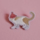 Cat West Cat Thương hiệu ban đầu Mèo thêu Trâm Kitten Trâm Cat Badge Pin Lady Phụ kiện - Trâm cài ghim cài áo sơ mi nam