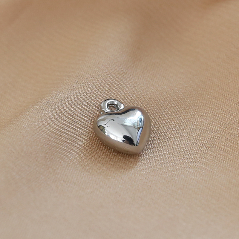 Simple Style Round Heart Shape Plastic Plating Charms display picture 3