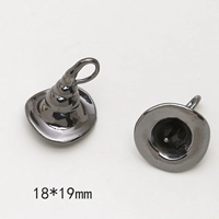 6#Большая шляпа ведьма пистолет черный 1